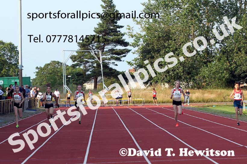 100 metres, 2021 North East Grand Prix 5, Monkton, Wednesday, July 21st. Photo: David T. Hewitson/Sports for All Pics